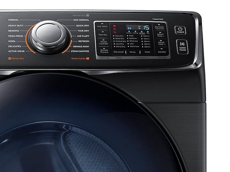 Samsung DV50K7500EV Fingerprint Resistant Black Stainless Steel