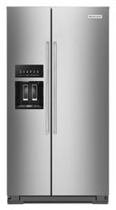 36 Inch, 24.8 Cu Ft. Side-by-side Refrigerator with Exterior Ice and Water