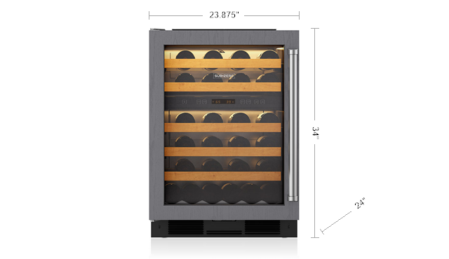 Sub Zero 424GOLH Panel Ready, Left Hinge