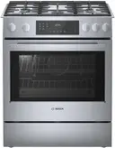 30 Inch Slide-In Gas Range with Convection Technology, 5 Sealed Burners, Touch Control, Self-Cleaning, and Convection Technology