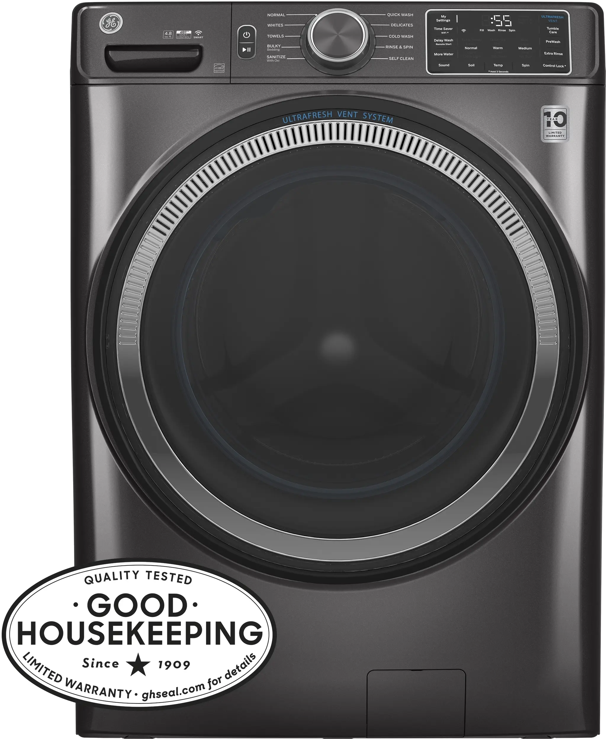 GE GFW550SPNDG Diamond Gray