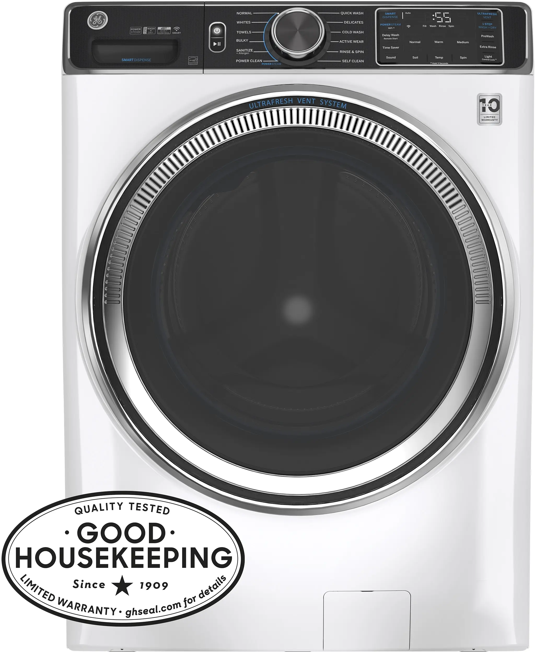 GE GFW850SSNWW White