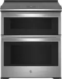 30 Inch Slide-In Electric Range with 5 Radiant Elements, 6.6 cu. ft. Capacity Double Oven, No Preheat Air Fry, WiFi Connect, True European Convection, Fast Preheat, Chef Connect, Temperature Probe, Glide Touch Controls, UL Listed, and ADA Compliant