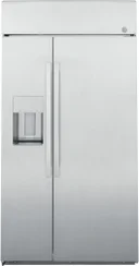 Side By Side Refrigerator With 42 Cubic Feet Capacity Standard Depth 