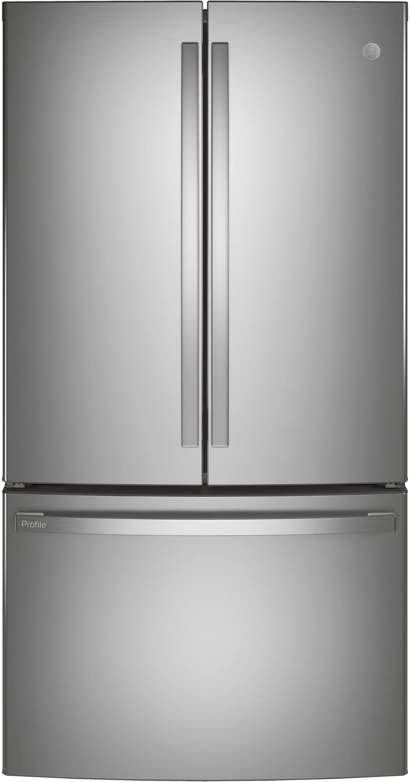 GE PWE23KYNFS 36 Inch Counter Depth French Door Refrigerator with 23.1 ...