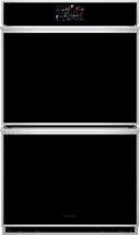 30 Inch Double Electric Smart Oven with 10 Cu. Ft. Capacity, WiFi Connectivity, Amazon Alexa, Google Home Direct Air True Convection, Hot Air Fry, Precision Cooking Modes, Scan to Cook, LCD Controls, Self-Clean, and ADA Compliant