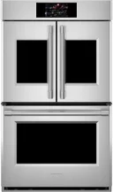 30 Inch Smart French-door Electric Convection Double Wall Oven with 10 Cu. Ft. Capacity