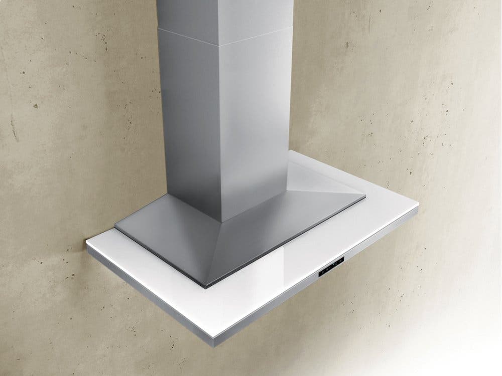 Zephyr ALAM90BWX White Glass, 36 Inch