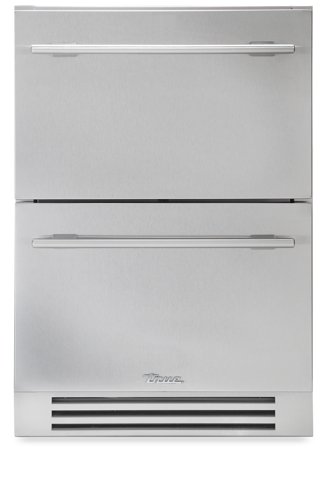 True Residential TUF24DSSB Solid Stainless Steel Drawers