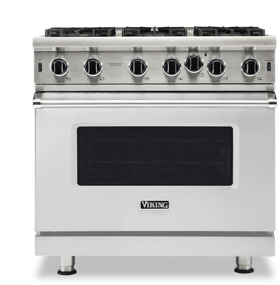 Viking VGIC53626BSS 36 Inch Freestanding Professional Gas Range
