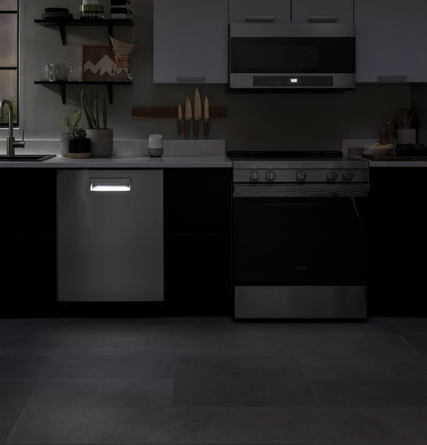 Haier QDP555SYNFS Stainless Steel, Fingerprint Resistant