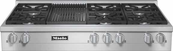 Miele KMR13551G Stainless Steel, Natural Gas