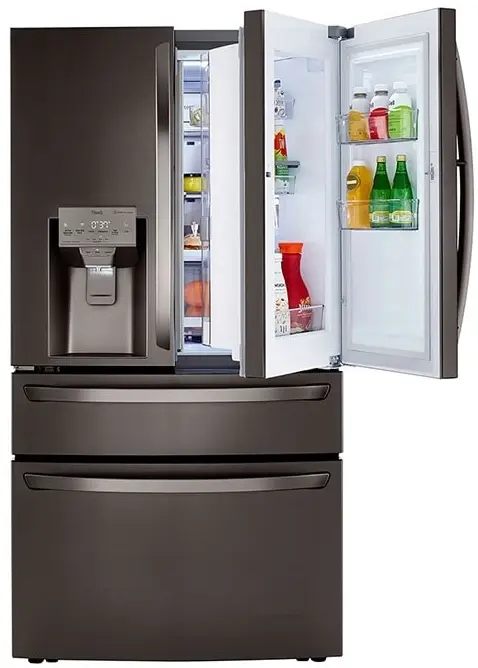 36" 4 Door Smart French Door Refrigerator