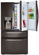 36 Inch, 30 Cu. Ft. French Door Refrigerator with Door-In-Door Technology