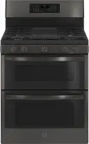 30 Inch Smart Gas Double Oven Range with 5 Sealed Burners, 6.8 Cu. Ft. Total Capacity, No Pre-Heat Air Fry, True Convection with Precise Air, Self Clean+Steam Clean, and Built-in WiFi
