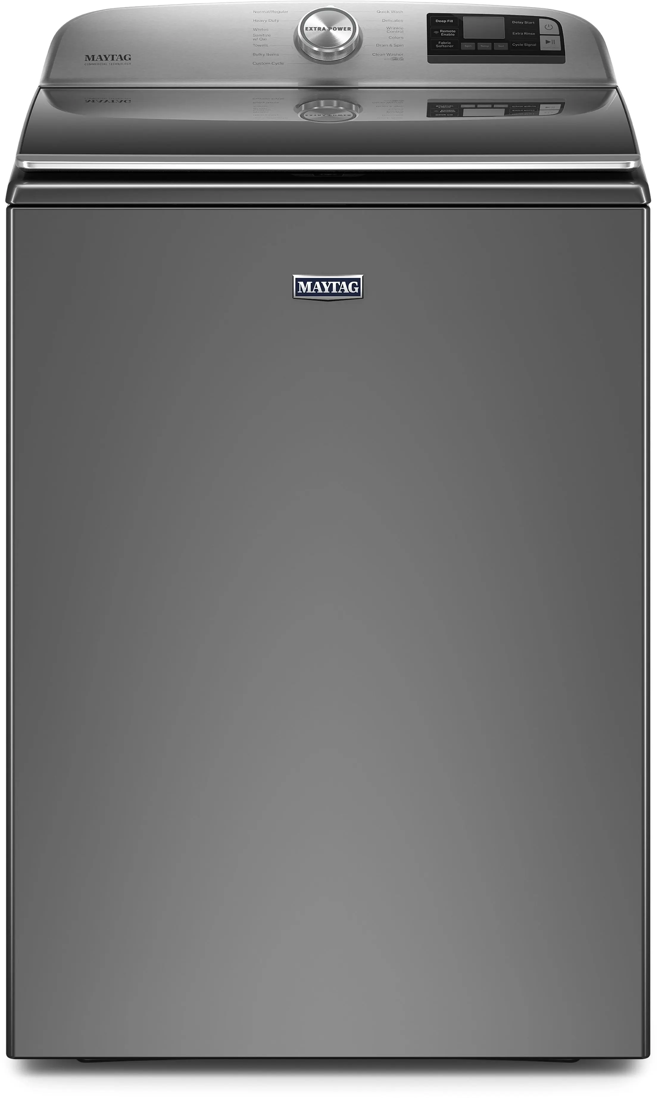 Maytag MVW7232HC 27 Inch Top Load Smart Washer Metallic Slate