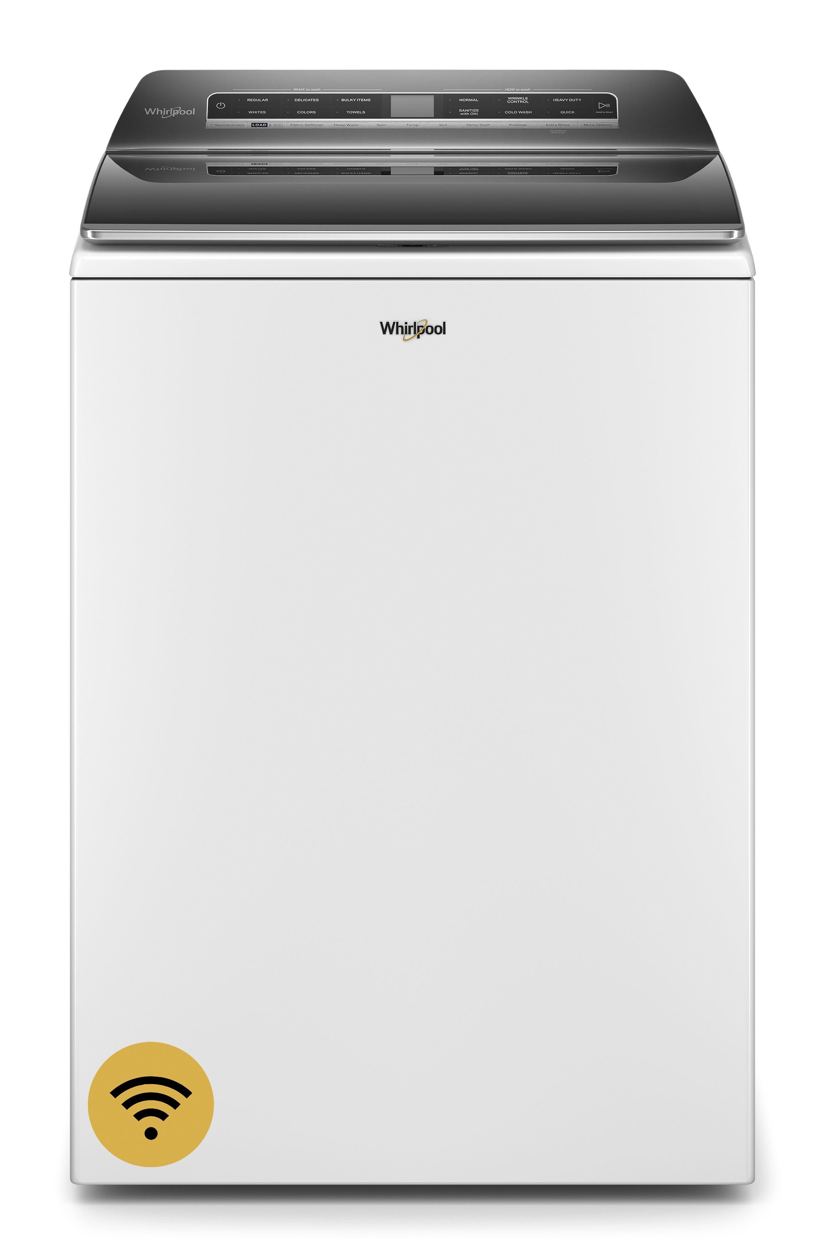 Whirlpool WTW7120HW 27 Inch Smart Capable Top Load Washer White