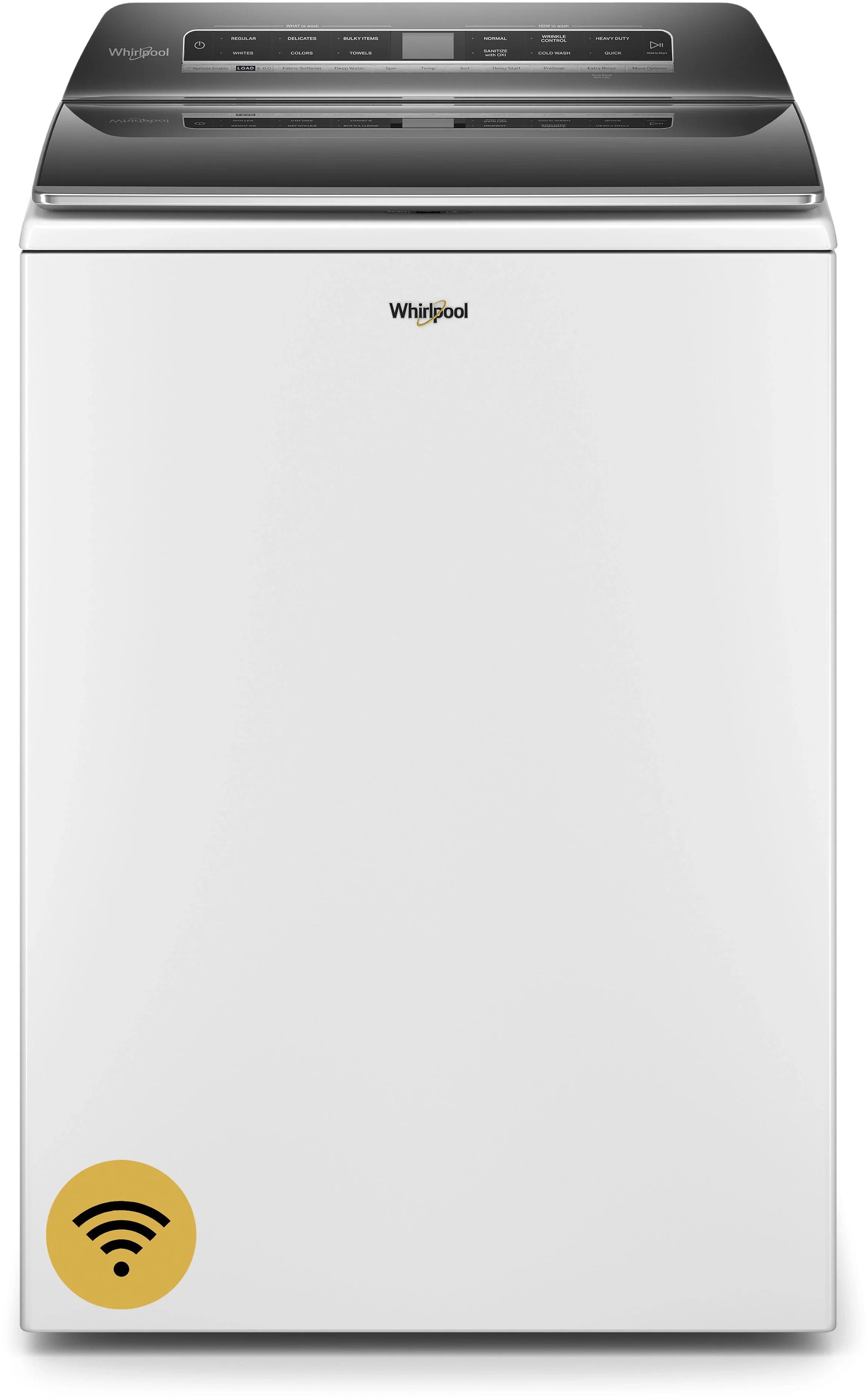 Whirlpool WTW8120HW 27 Inch Smart Capable Top Load Washer White