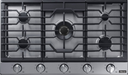 36 Inch Natural Gas Smart Cooktop with 5 Sealed Burners, Continuous Grates, SimmerSear Burners, Cast Iron Griddle, Perma-Flame, Illumina™ Knobs, Wi-Fi, Bluetooth, and SmartThings Connectivity
