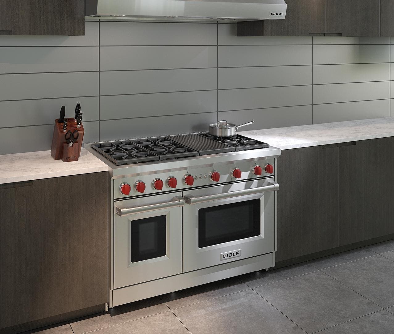 Wolf GR486C Stainless Steel, Natural Gas