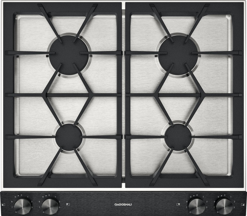 Gaggenau VG264220CA 200 Series Vario 200 Series Gas Cooktop Black Cont...