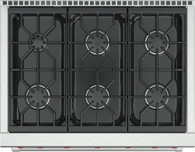 Wolf SRT366 36 Inch Pro-Style Gas Rangetop with 6 Dual-Stacked Sealed ...