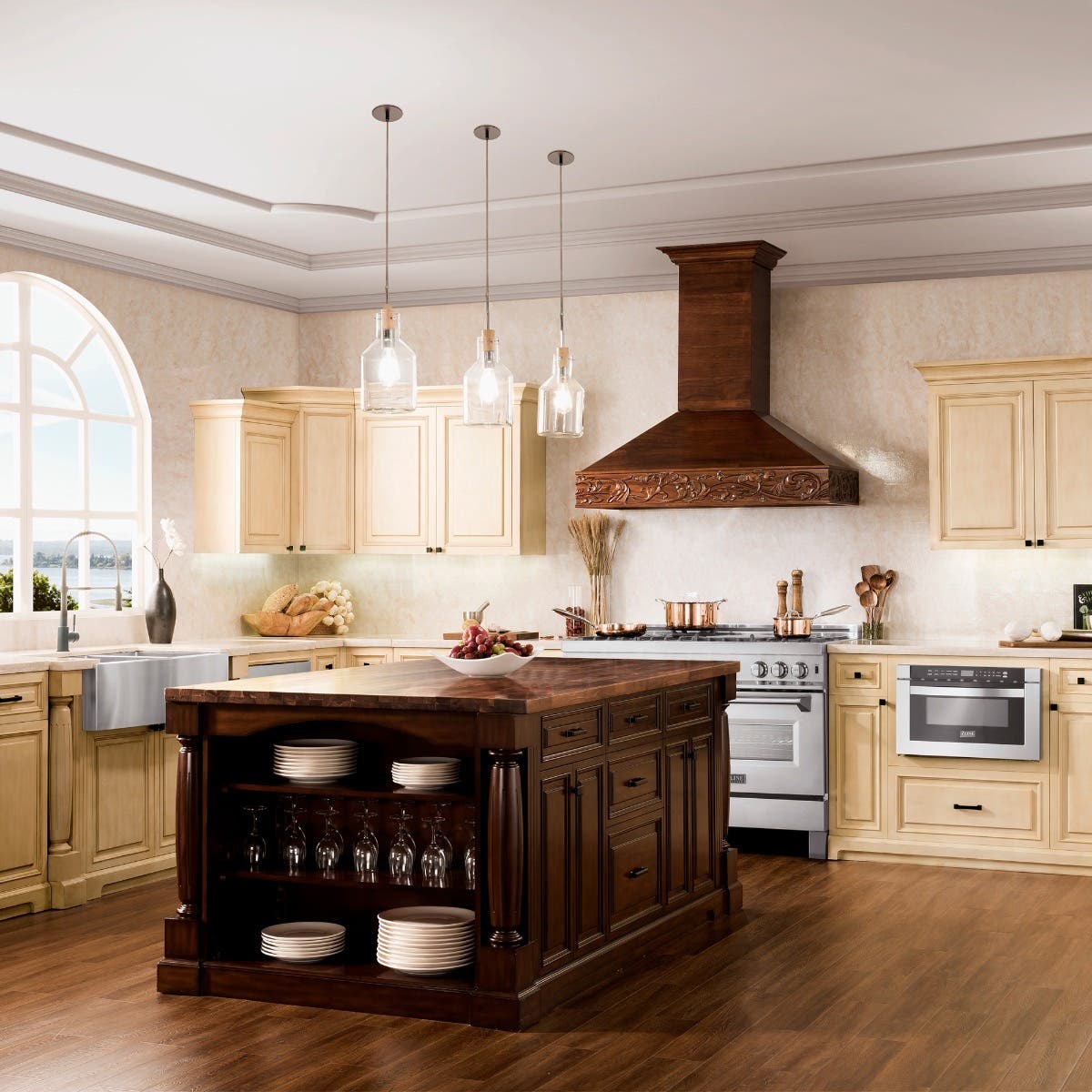 Zline 373WHRD30 Walnut/Hamilton, 30 Inch