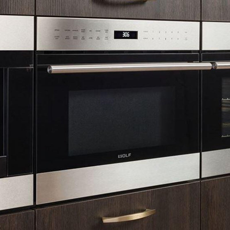 Wolf MDD24TESTH 24 Inch Built-in Transitional Microwave Oven