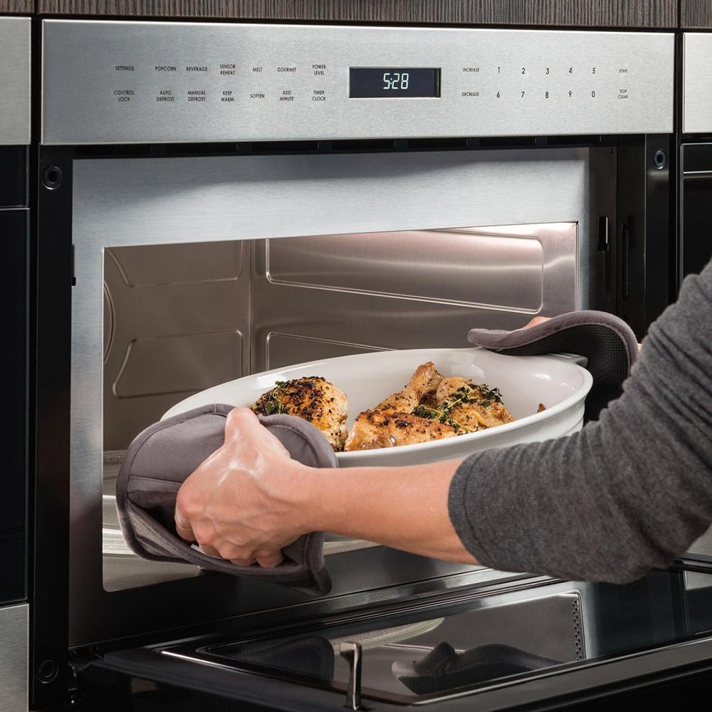 Wolf MDD24TESTH 24 Inch Built-in Transitional Microwave Oven