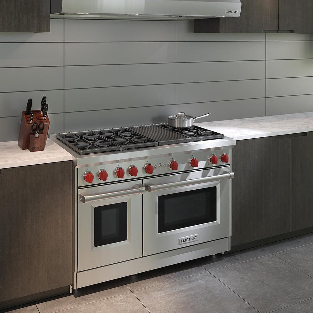 Wolf GR486C Stainless Steel, Natural Gas