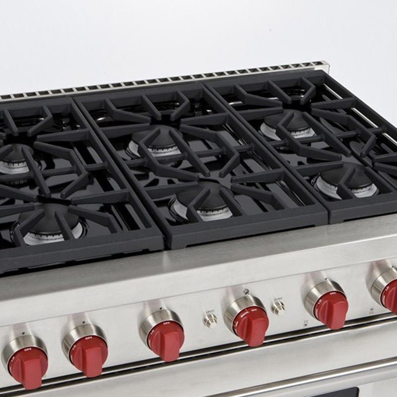 Wolf GR366 36 Inch Pro-Style Gas Range Stainless Steel | Plesser's