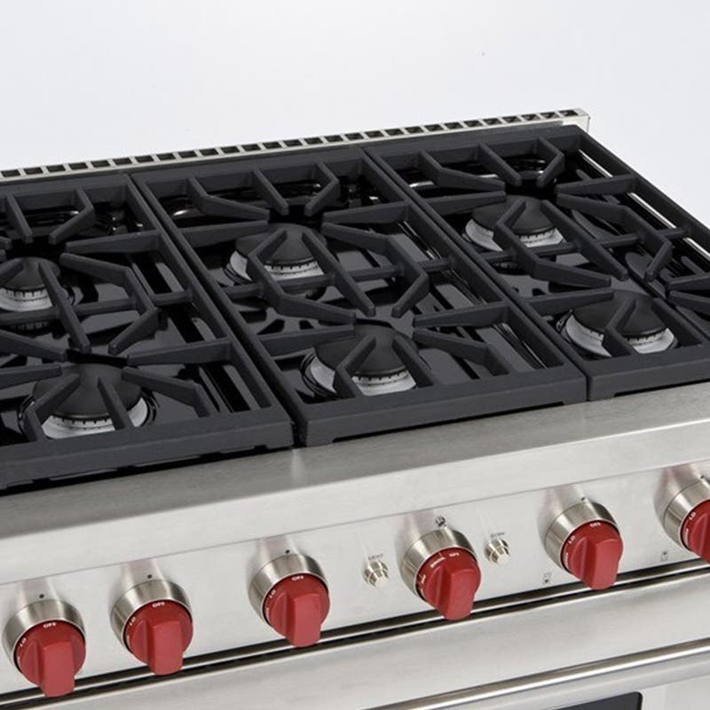 Wolf GR366 36 Inch Pro-Style Gas Range Stainless Steel | Plesser's ...