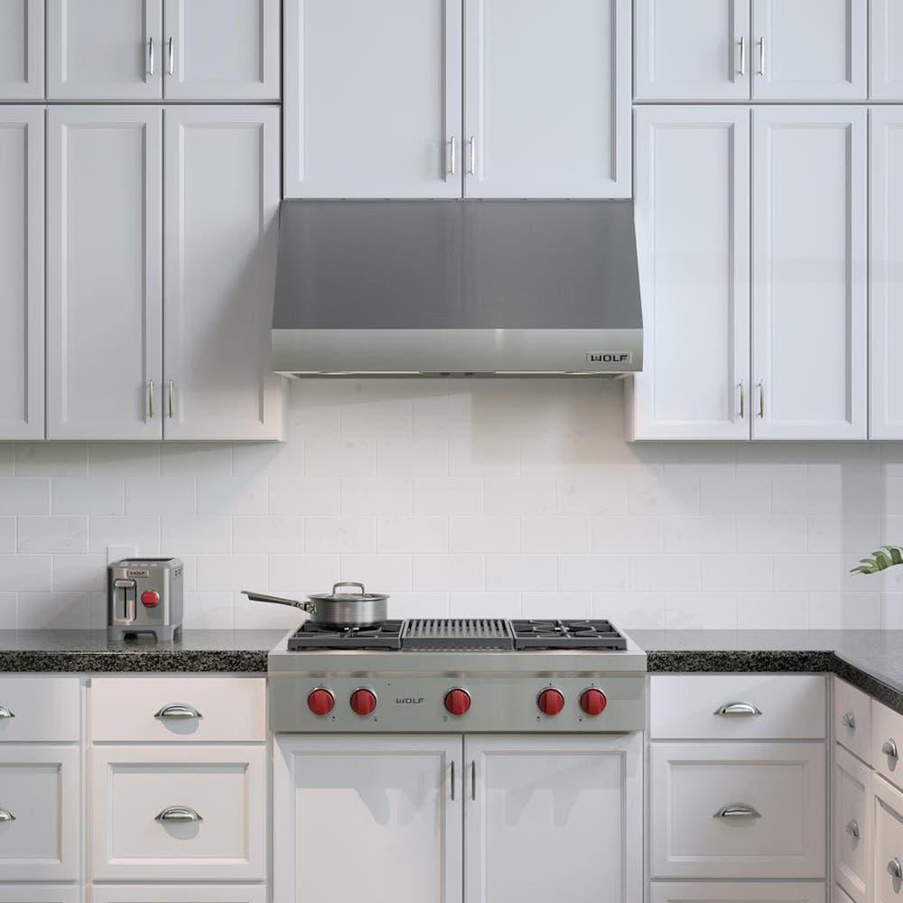Wolf SRT364C Stainless Steel, Natural gas
