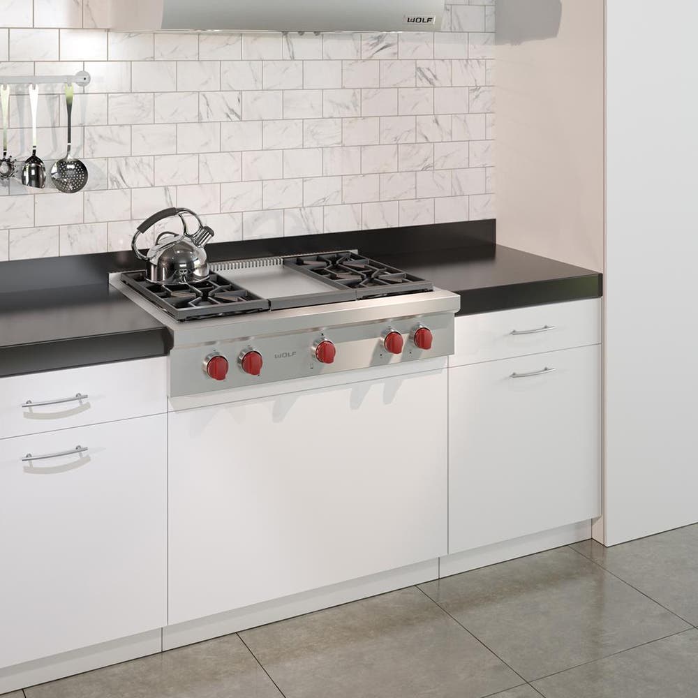 Wolf SRT364G Stainless Steel, Natural Gas