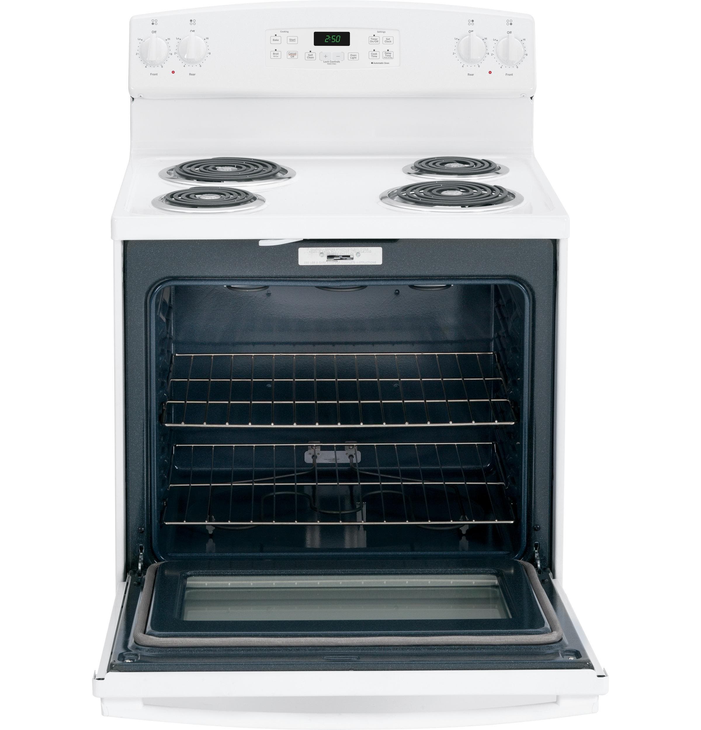 GE JB250DFWW White