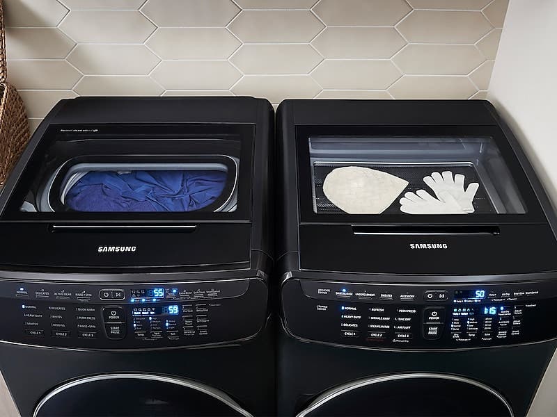 Samsung DVE55M9600V Fingerprint Resistant Black Stainless Steel