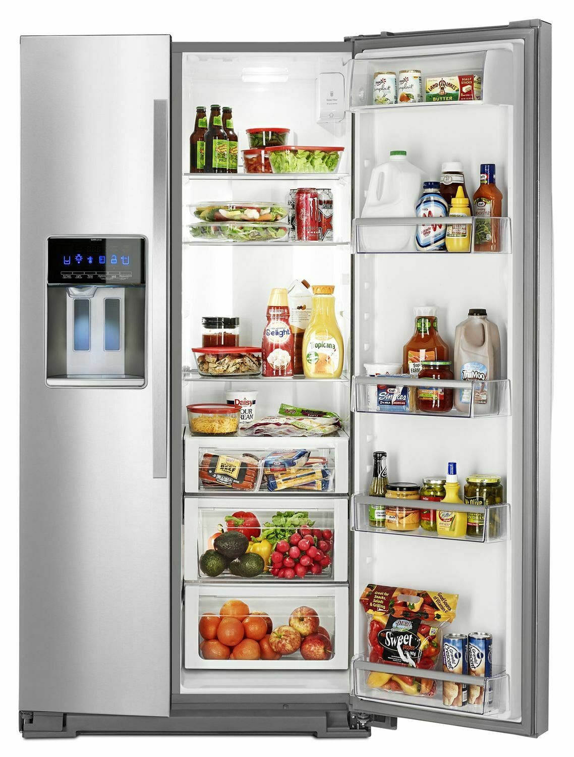 Whirlpool WRS970CIDM Monochromatic Stainless Steel