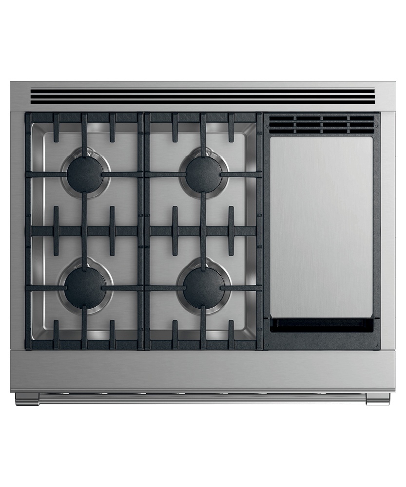 Fisher Paykel RGV2364GDNN Stainless Steel With Black Glass