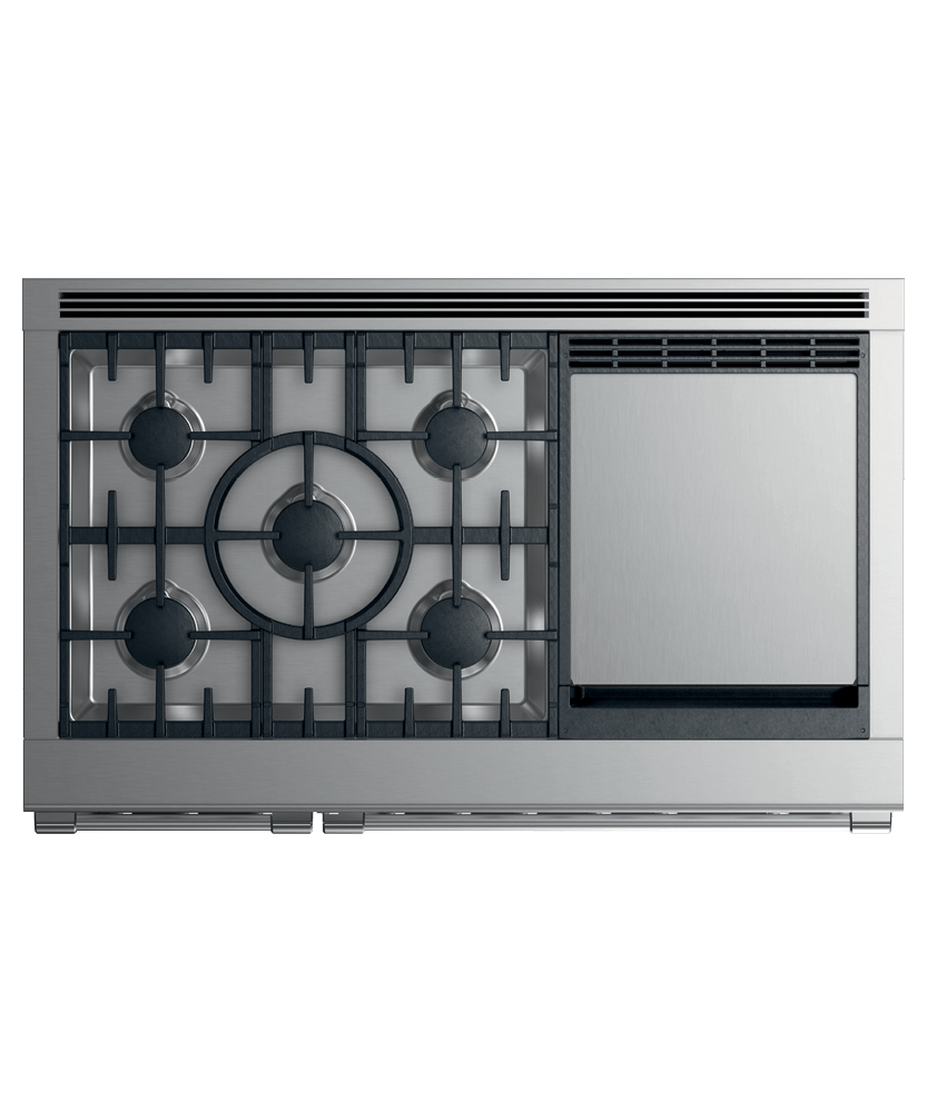 Fisher Paykel RGV2485GDNN Stainless Steel With Black Glass