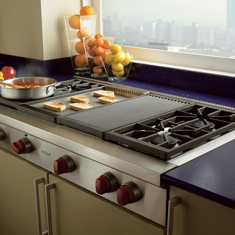 Wolf SRT484CG 48 Inch Pro-Style Gas Rangetop Stainless Steel