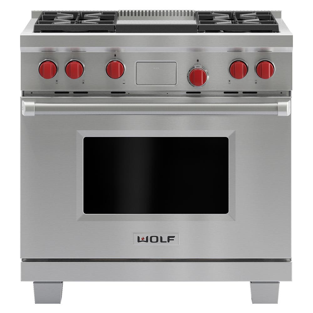 Wolf DF364G Stainless Steel, Natural Gas
