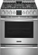 30 Inch Freestanding Front Control Gas Range with Air Fry