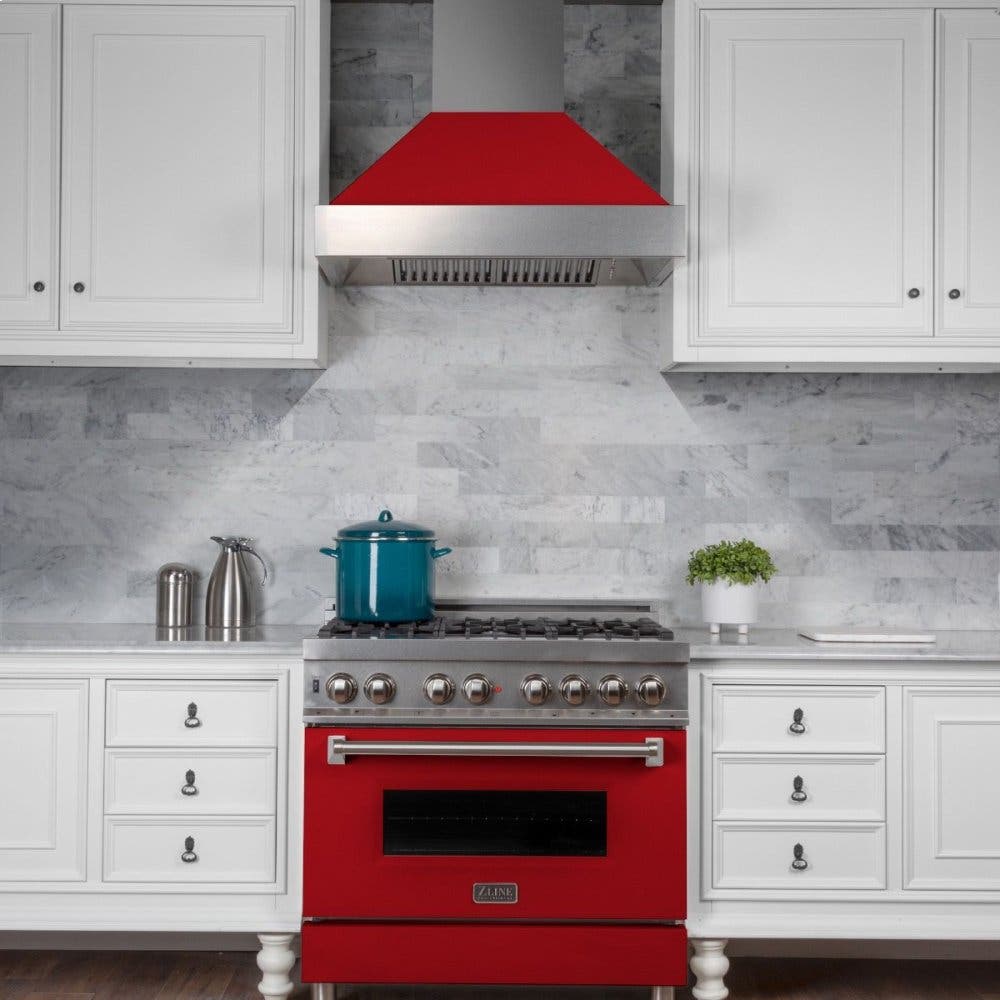 Zline 8654RM42 Red Matte, 42 Inch