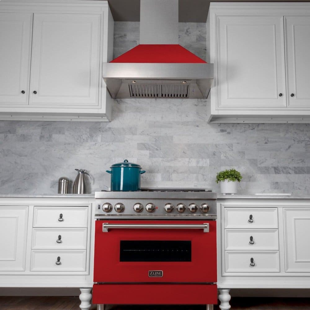 Zline 8654RM42 Red Matte, 42 Inch