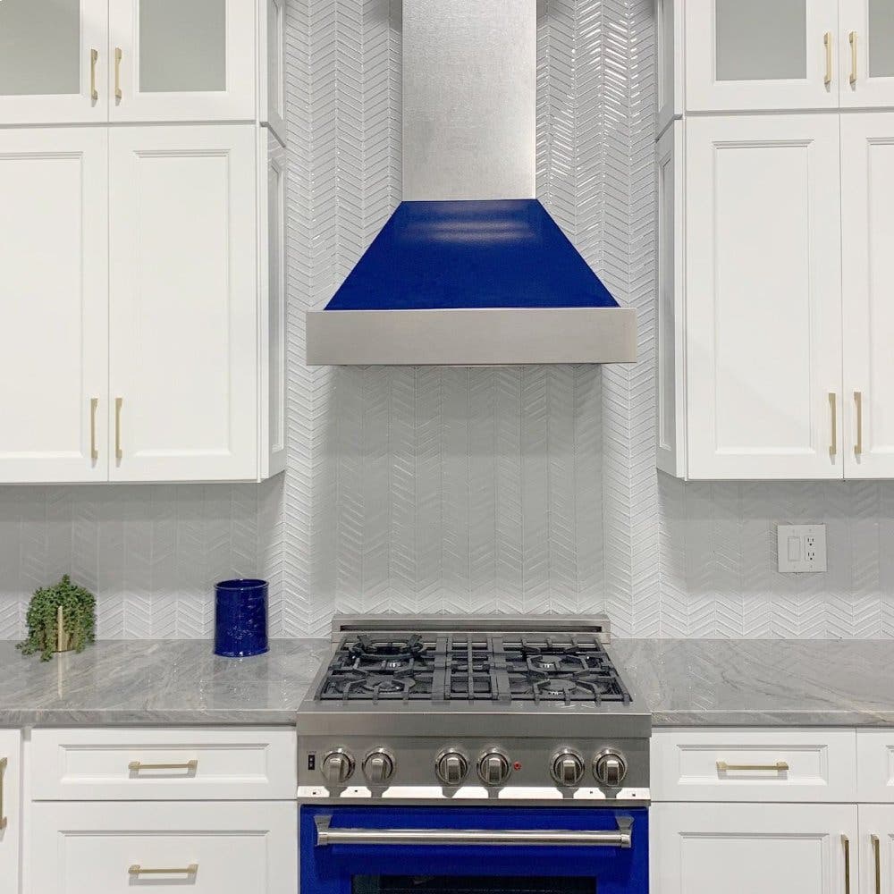 Zline 8654BG42 Blue Gloss, 42 Inch