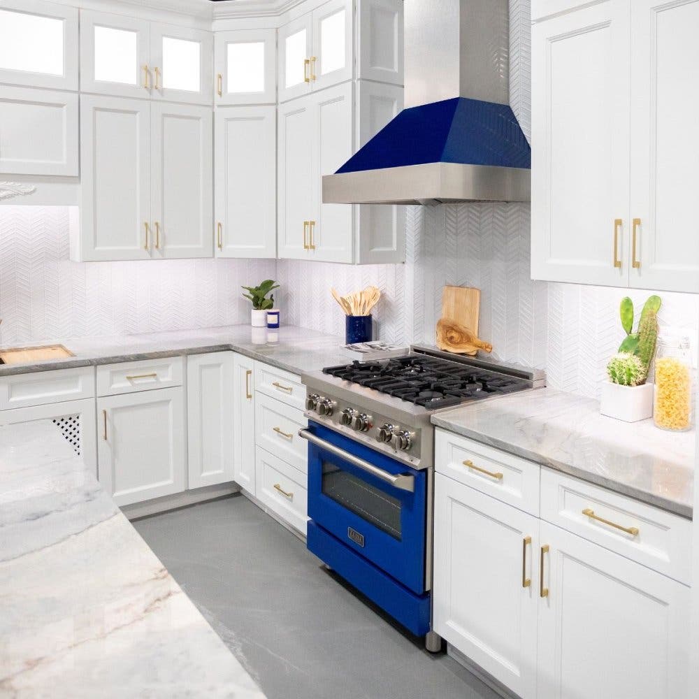 Zline 8654BG42 Blue Gloss, 42 Inch