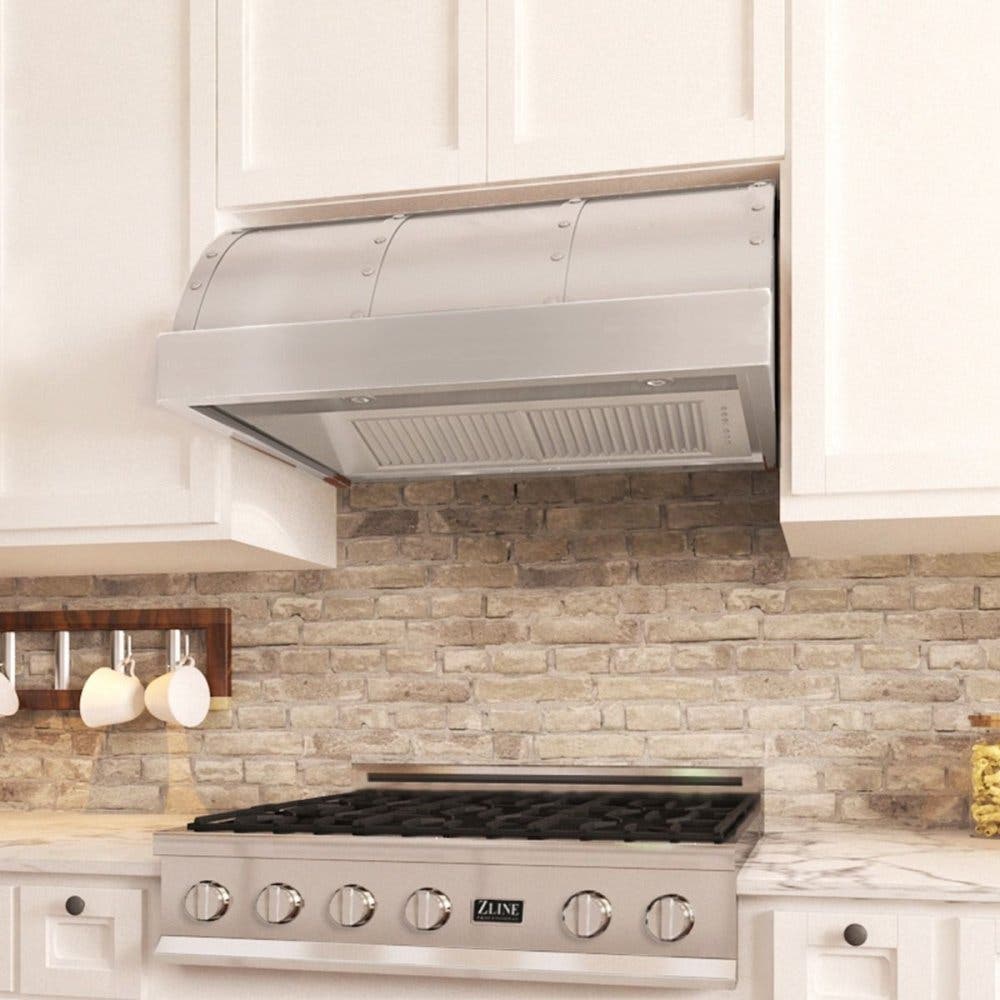 Zline 436SX44S36 Stainless Steel/Snow Bands, 36 Inch
