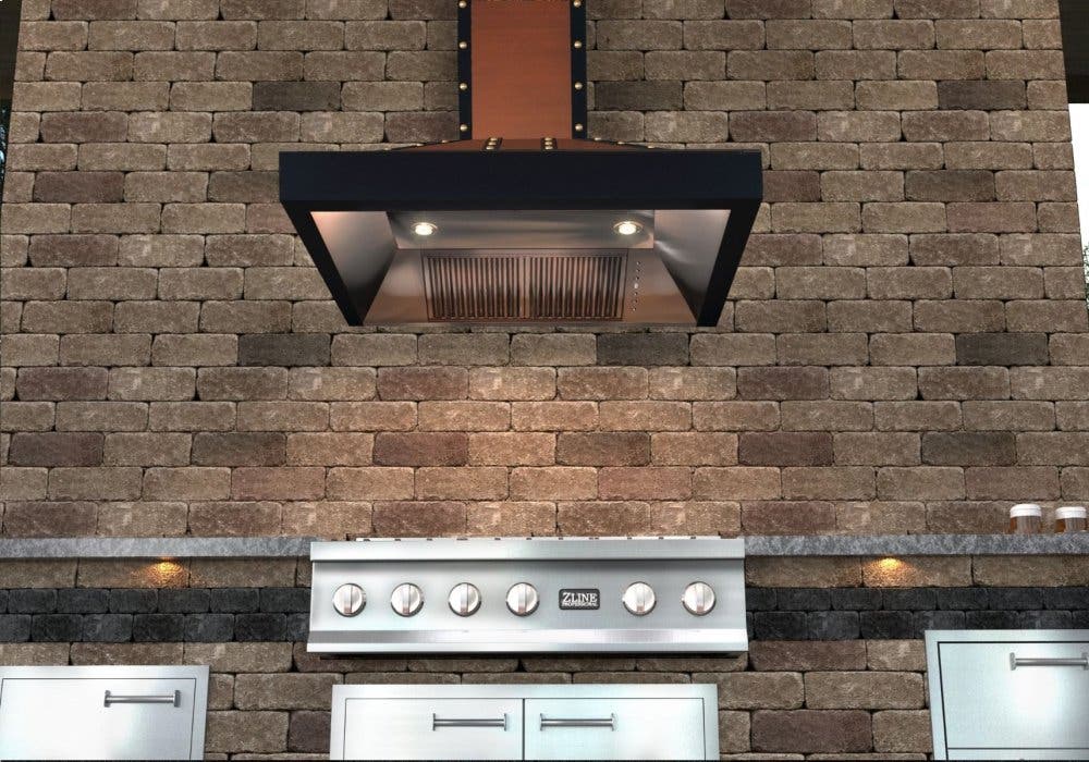 Zline 655CBBBB36 Copper, 36 Inch, 1200 CFM