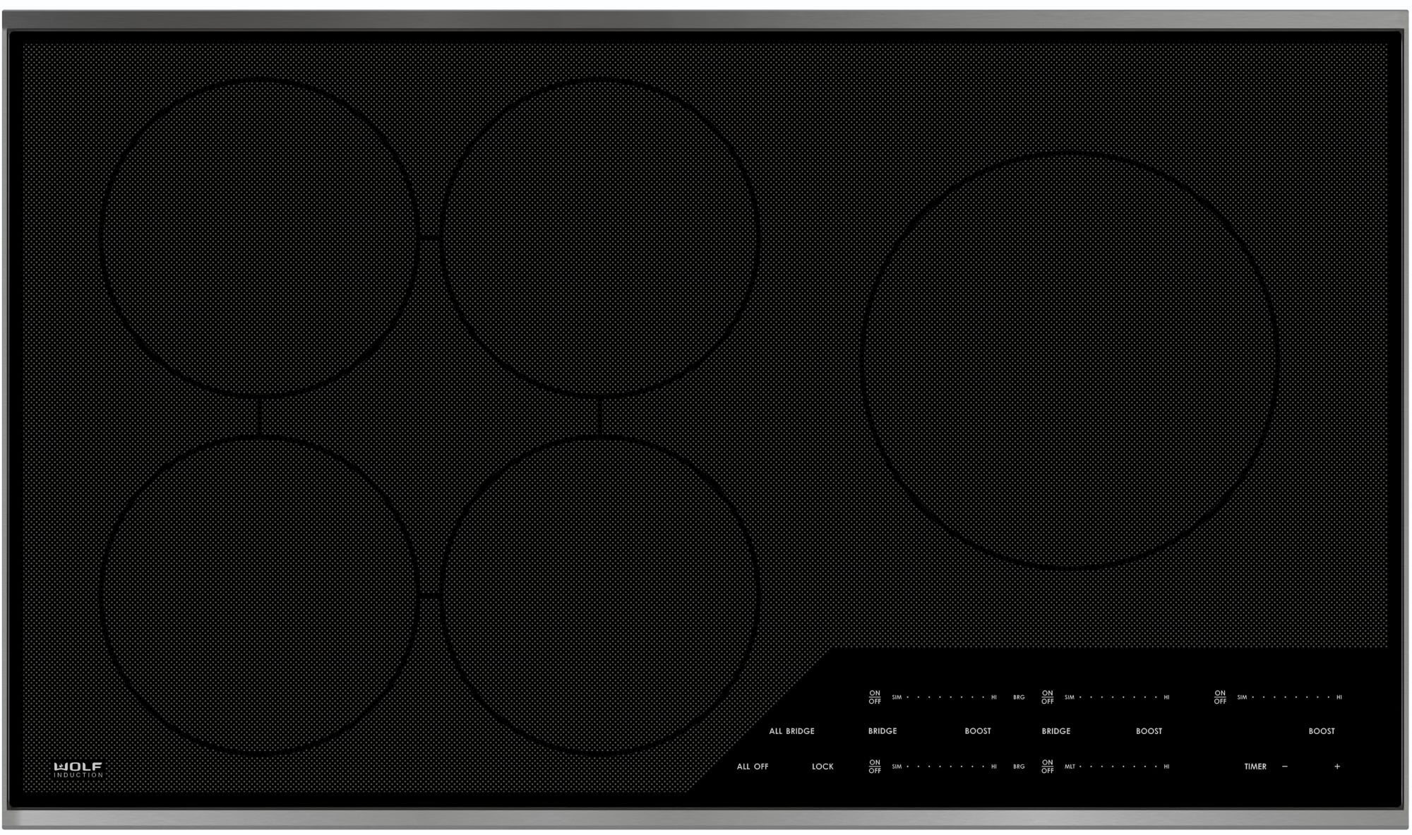 Wolf CI365TS 36 Inch Contemporary Induction Cooktop with 5 Elements