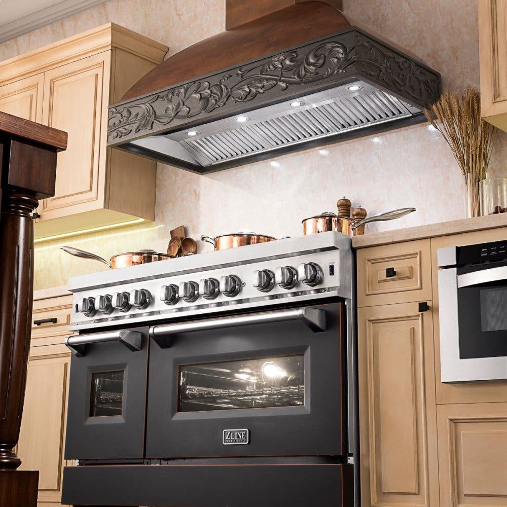 Zline 393AR42 Antigua/Walnut, 42 Inch